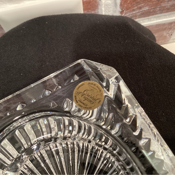 Cristal D’arques 24% Lead Crystal - Photo Frame - Candle Holder - Excellent - Picture 9 of 11